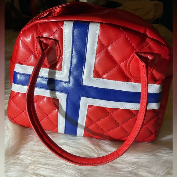 ๐ณ๐ด๐ณ๐ด๐ณ๐ด๐ณ๐ด Norwegian flag quilted bag - Picture 9 of 9